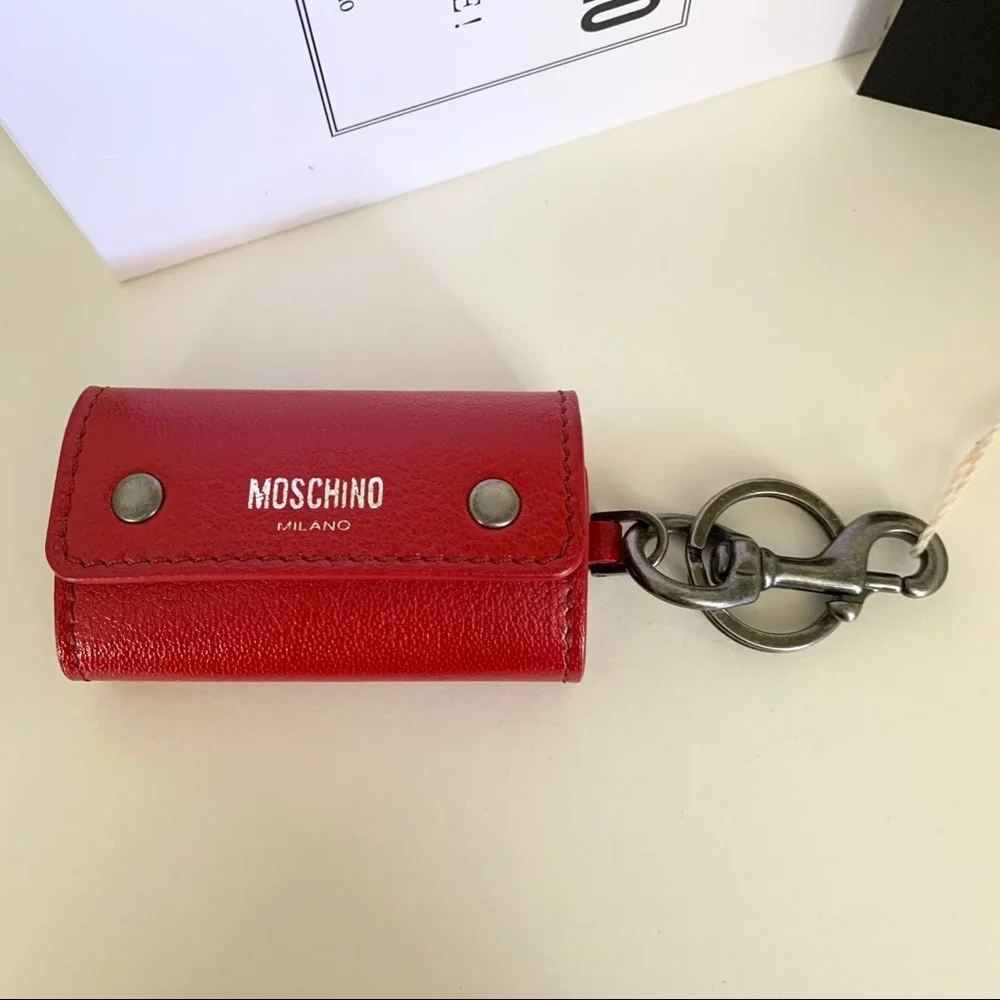 Moschino leather key case (Italy)